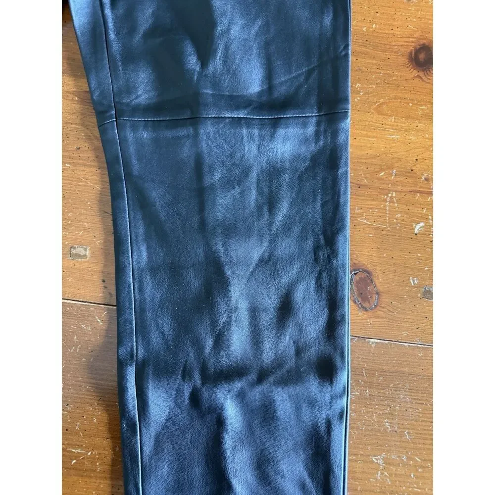Ann Taylor | Faux Leather Leggings | Black | Size 8 | NWT